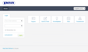 Help Serve screen