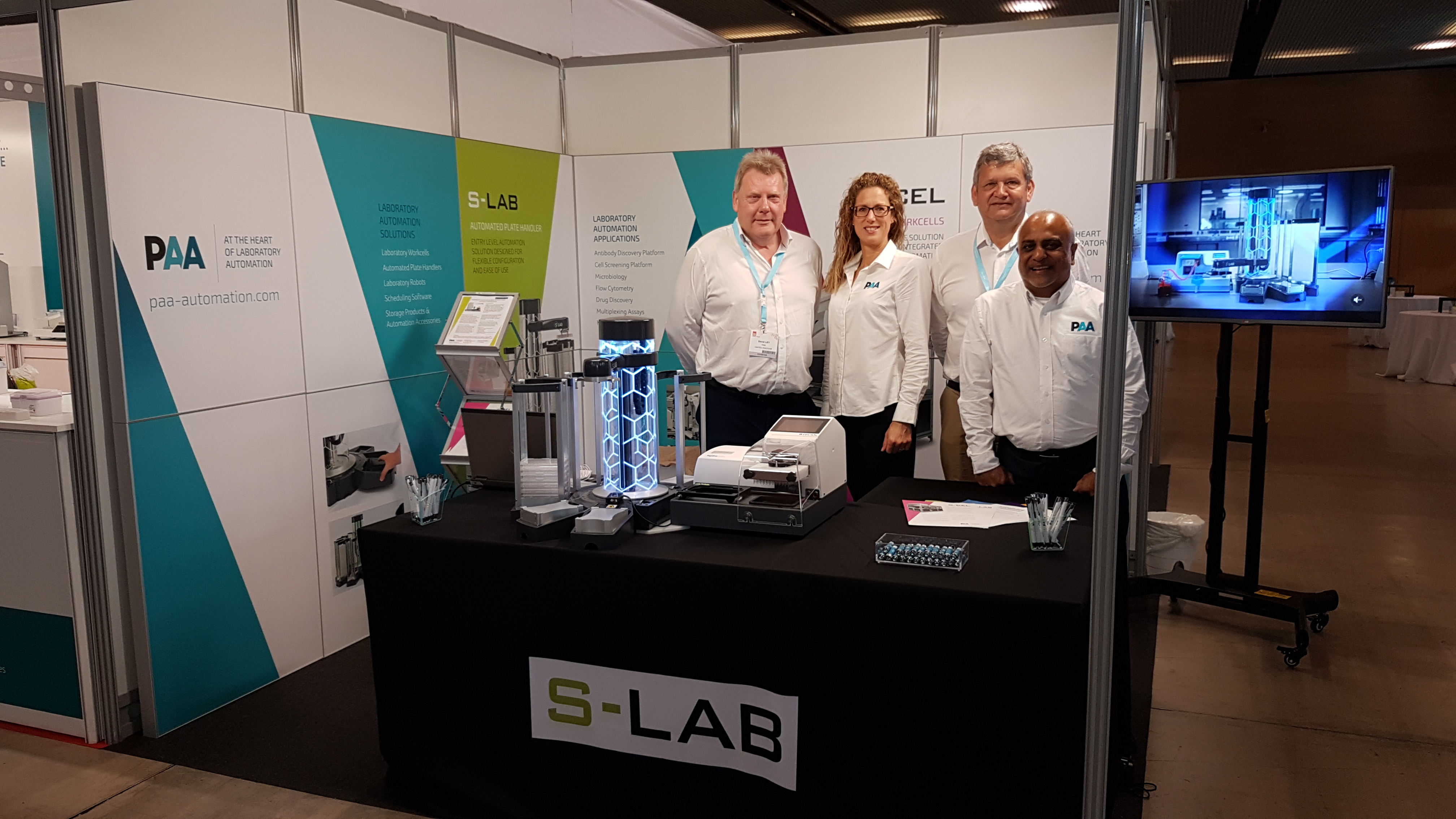 PAA booth at SLAS Europe 2019